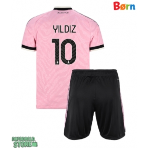 Juventus Kenan Yildiz #10 Replika Babytøj Udebanesæt Børn 2026-27 Kortærmet (+ Korte bukser)